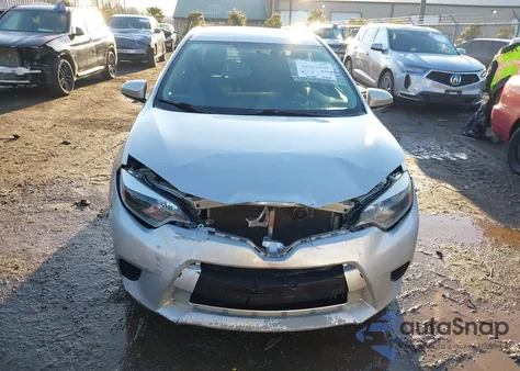 2015 Toyota Corolla L z USA, uszkodzony, nr VIN 2T1BURHE9FC346015